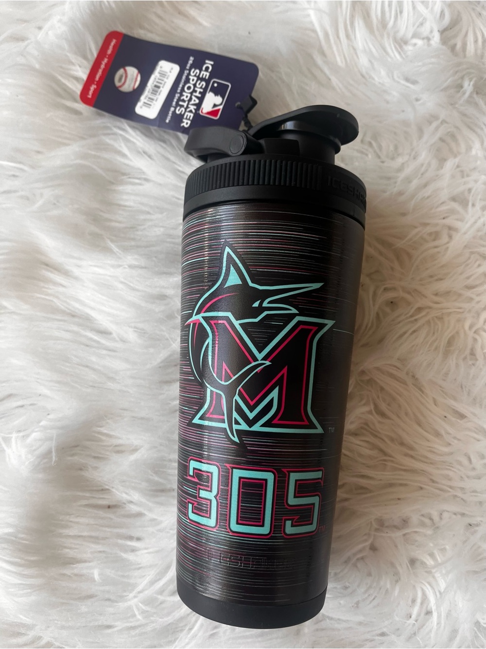 MLB Miami Marlins 305 Insulated Shaker Tumbler NEW